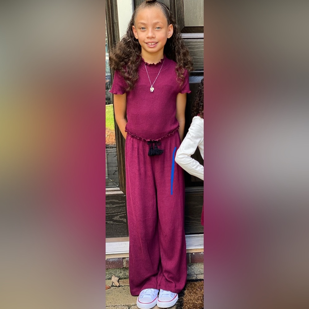 Burgundy Romper from Target Art Class - size 6/6x